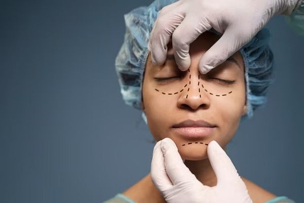femme se prépare pour une opération du nez. cliniques de chirurgie esthétique en France