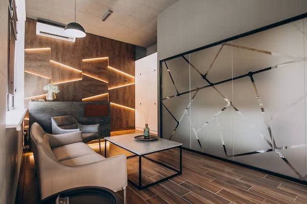 intérieur plat vide avec éléments de décoration. cliniques de chirurgie esthétique en France
