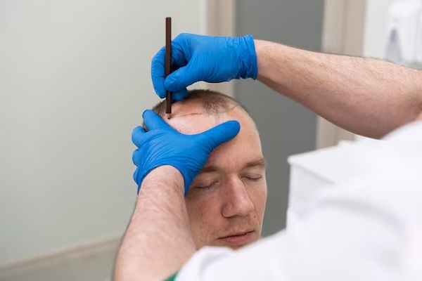 Un homme traité par un spécialiste de la greffe de cheveux , Ce qu’il faut faire avant une greffe de cheveux