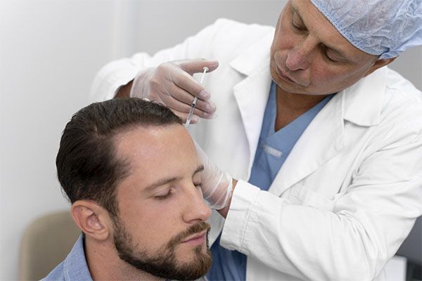 Traitement de la perte de cheveux pour un homme
