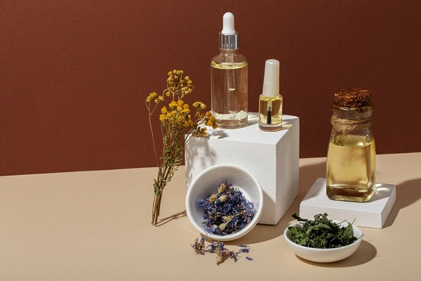 Phytothérapie avec arrangement de plantes