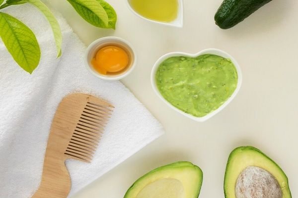 Concept de spa de beauté et de santé à l'avocat