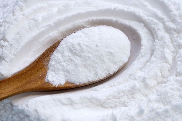 Représentation du bircabonate de sodium dans une cuillère à café