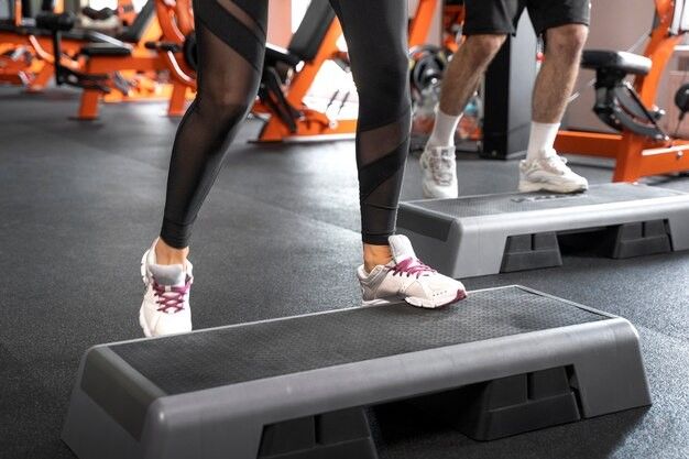 personne qui exerce ses jambes